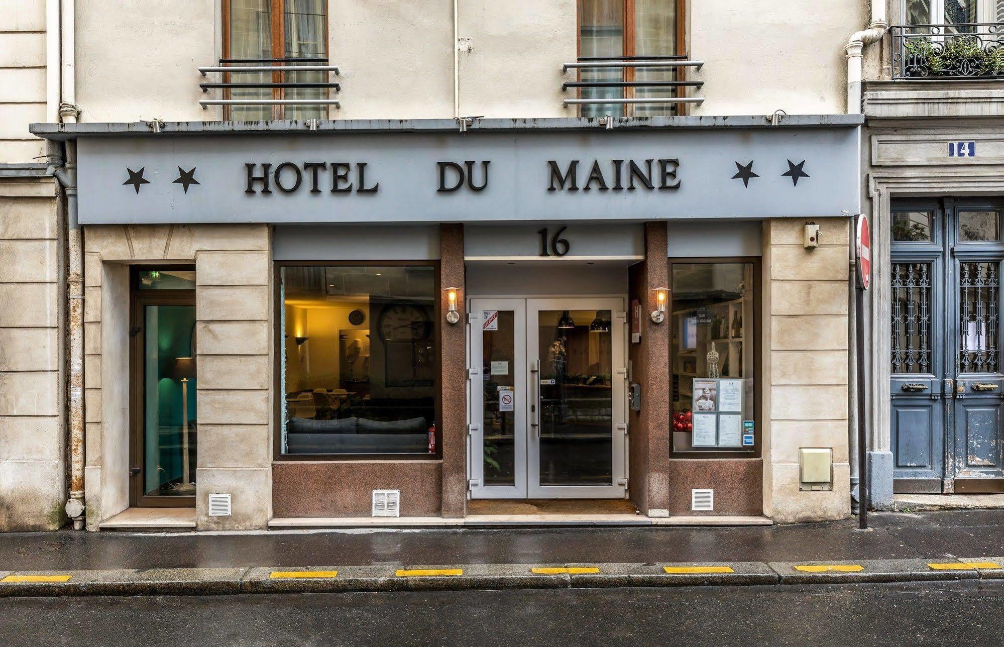 Hotel Du Maine Párizs Kültér fotó